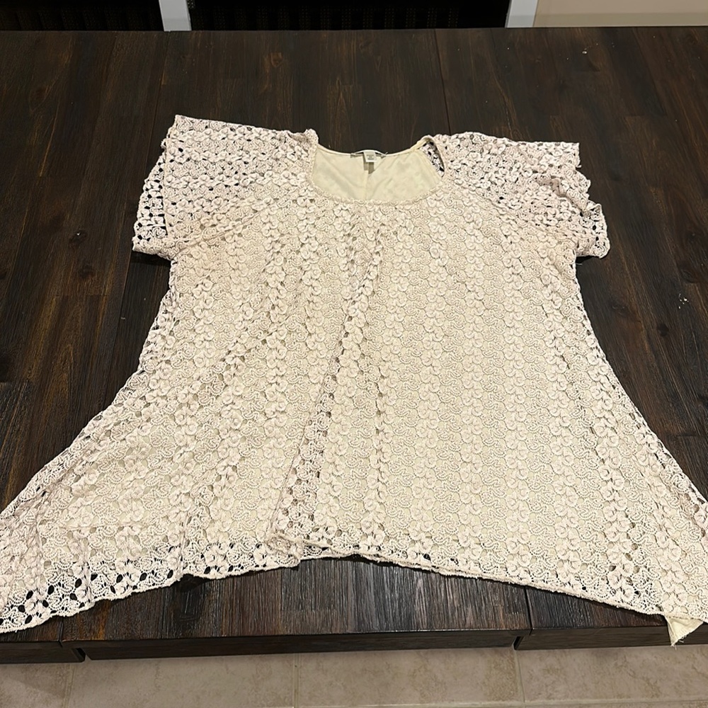 Beige Blouse - Size 2X